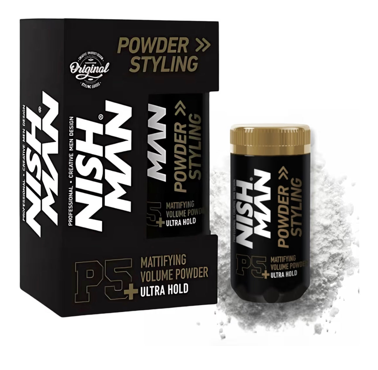 NISHMAN Polvere volumizzante per capelli.