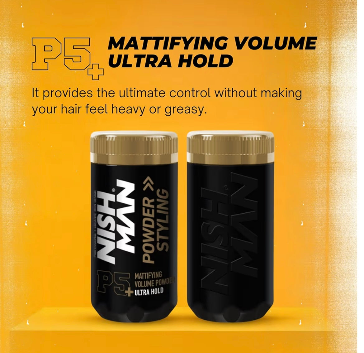 NISHMAN Polvere volumizzante per capelli.